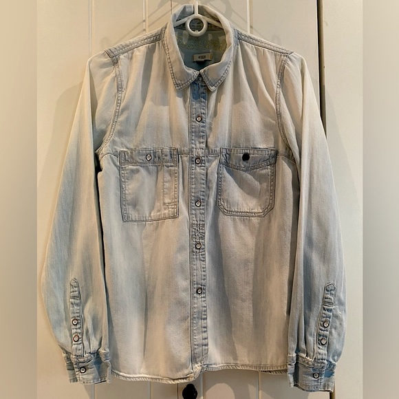 Madewell reverse-dyed denim shirt - Picture 1 of 5